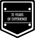 31 years of experience